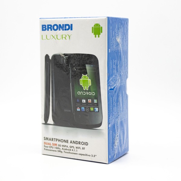 BRONDI LUXURY 2 CELLULARE SMARTPHONE PER ANZIANI BAMBINI DUAL SIM ANDROID 4