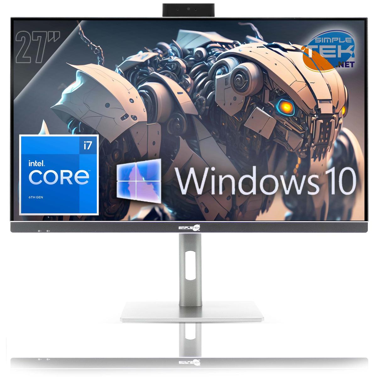 All IN One 27 " 4K i7 RAM 64GB SSD 4TB GTX1660 6GB Windows 10 Pro PC Gaming'