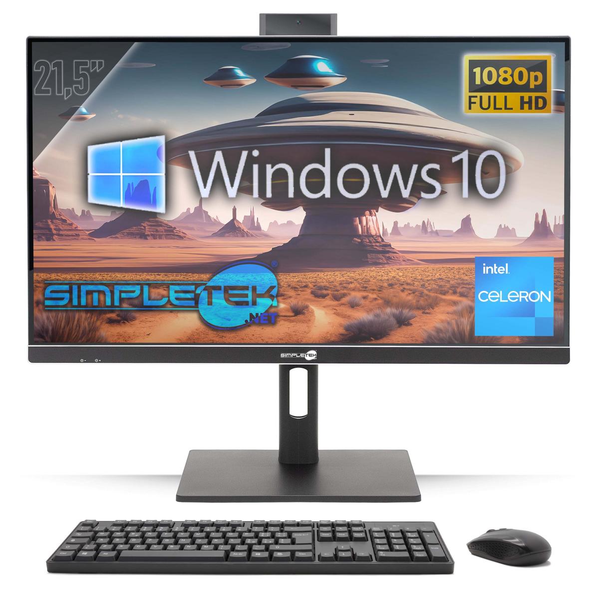 All IN One 22 " G460 RAM 4GB SSD 240GB Windows 10 Pro Aio Computer Vesa PC - Bild 8 von 8