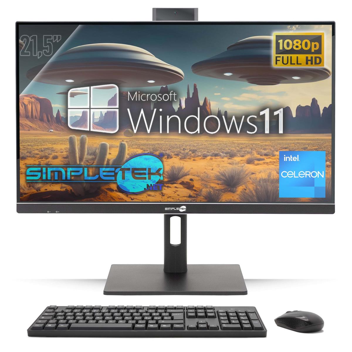 All IN One 22 " G460 RAM 4GB SSD 120GB Windows 11 Pro Aio Computer Vesa PC LCD - Bild 8 von 8