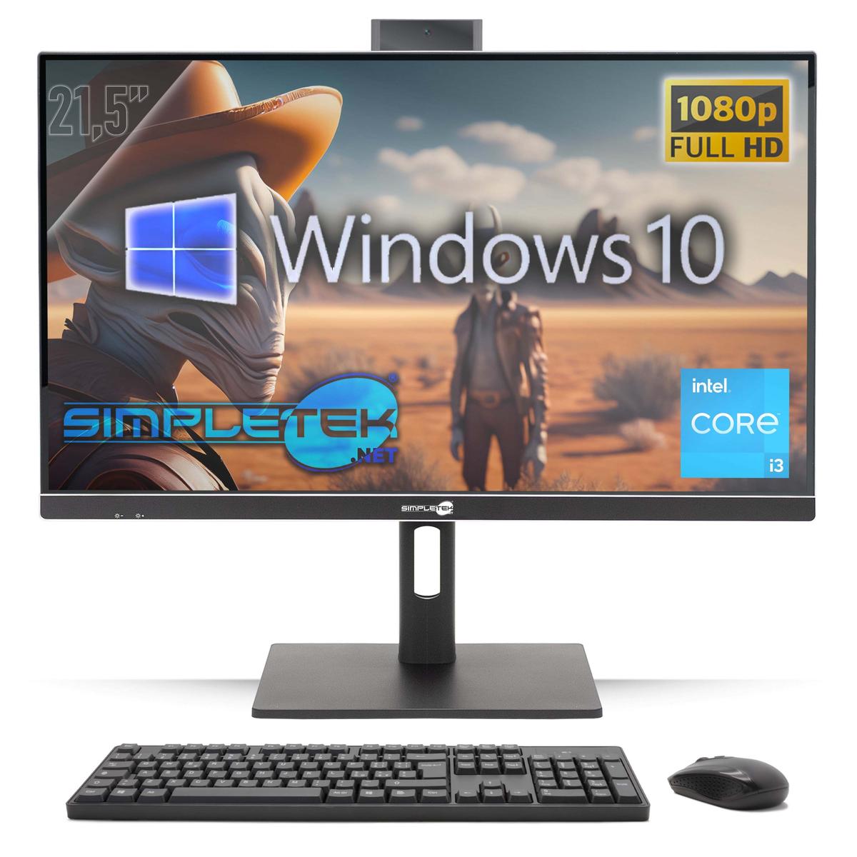 All IN One 22 " i3 RAM 8GB SSD 240GB Windows 10 Pro Aio Computer Vesa PC And LCD - Picture 8 of 8