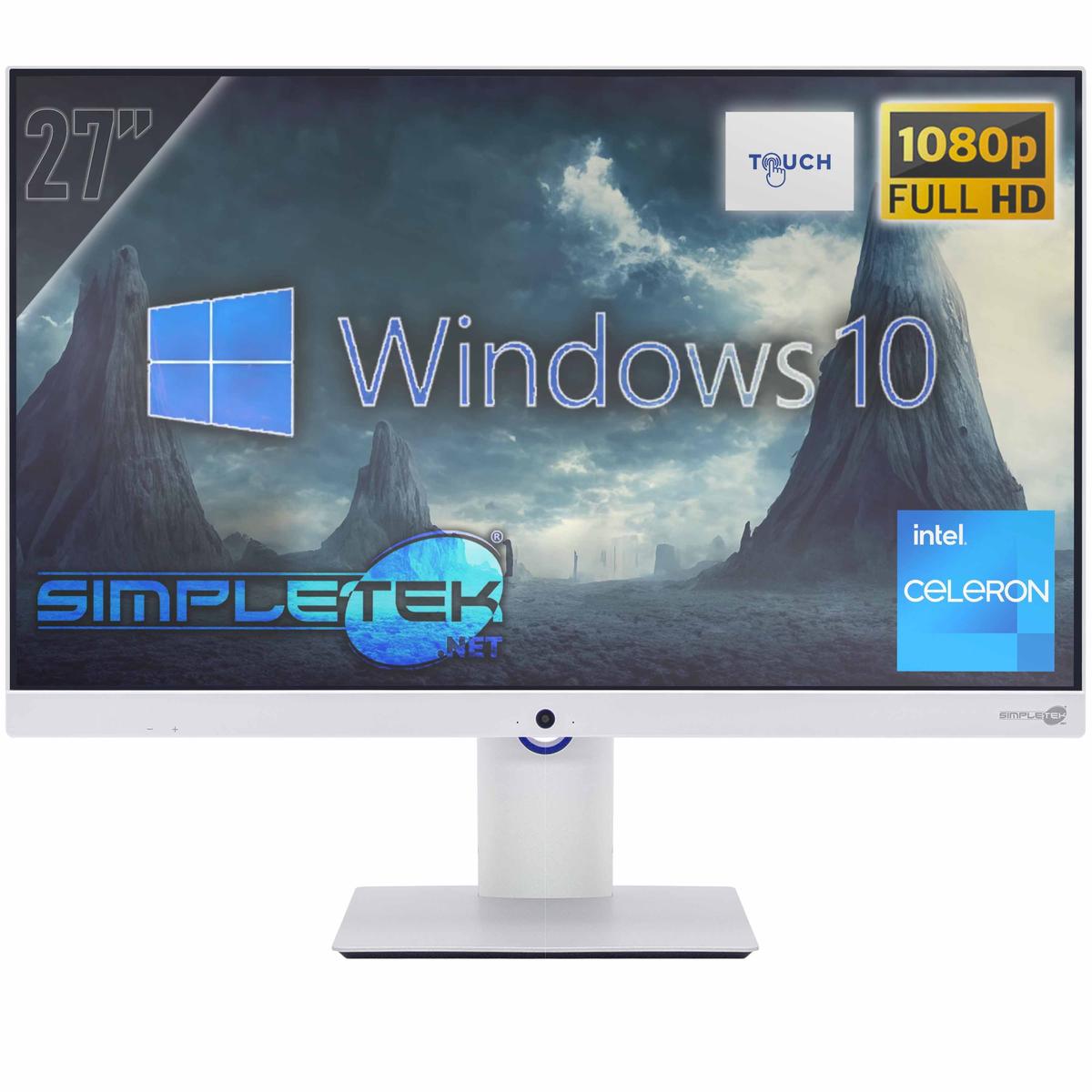 All IN One 27' Touch G460 RAM 8 SSD 240GB Windows 10 Pro Touchscreen Aio Compute