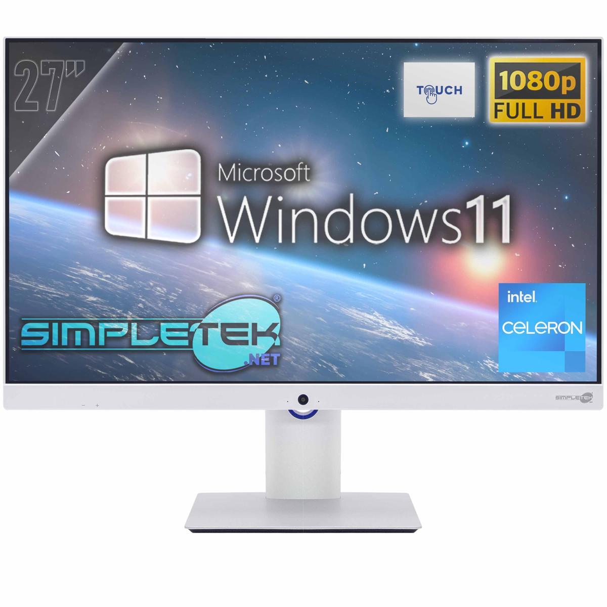 All IN One 27' Touch G460 RAM 16GB SSD 240GB Windows 11 Pro Computer FHD ' Vesa