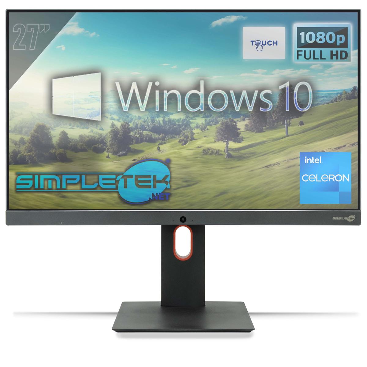 All IN One 27' Touch G460 RAM 16GB SSD 480GB Windows 10 Pro Computer FHD Vesa
