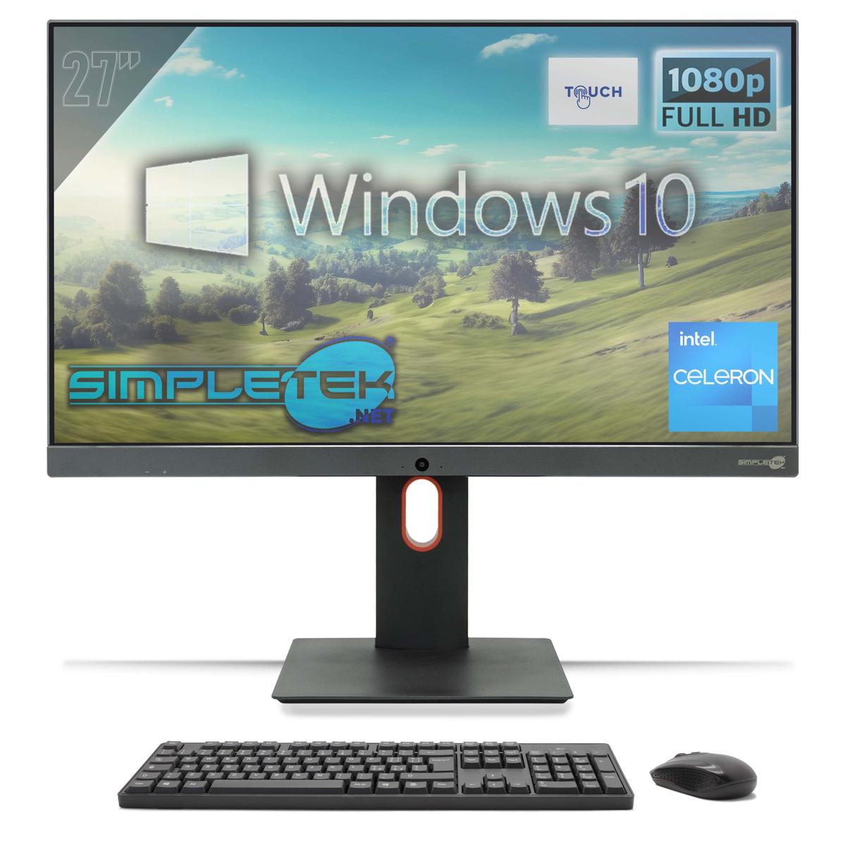 All IN One 27' Touch G460 RAM 16GB SSD 480GB Windows 10 Pro Computer FHD Vesa - Picture 8 of 10