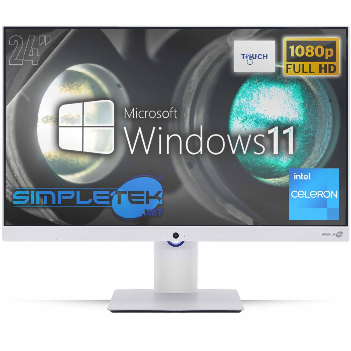 All IN One 24' Touch G460 RAM 8GB SSD 120GB Windows 11 Pro Computer FHD ' Vesa