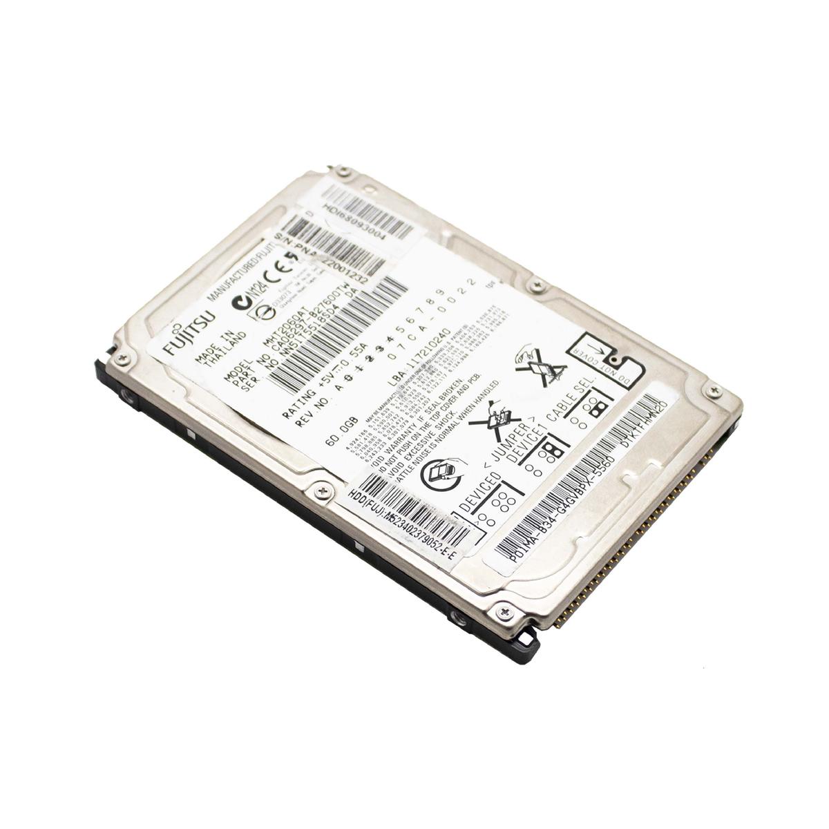 Hard Disk HDD Drive Ide Pata 2,5 " 60gb Computer Portable Eide No Reconditioned - Picture 1 of 2