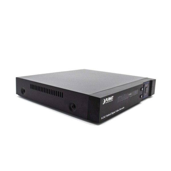 PLANET H.265 4 CANALI DVR NVR IBRIDO 5-in-1 VIDEOREGISTRATORE BNC VGA HDMI IP