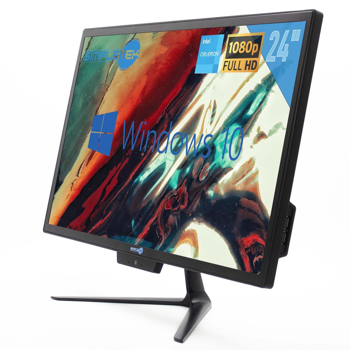 Aio All IN One 24 " 4gb 120gb Full HD Windows 10 Pro PC Desktop-Computer - Bild 3 von 9