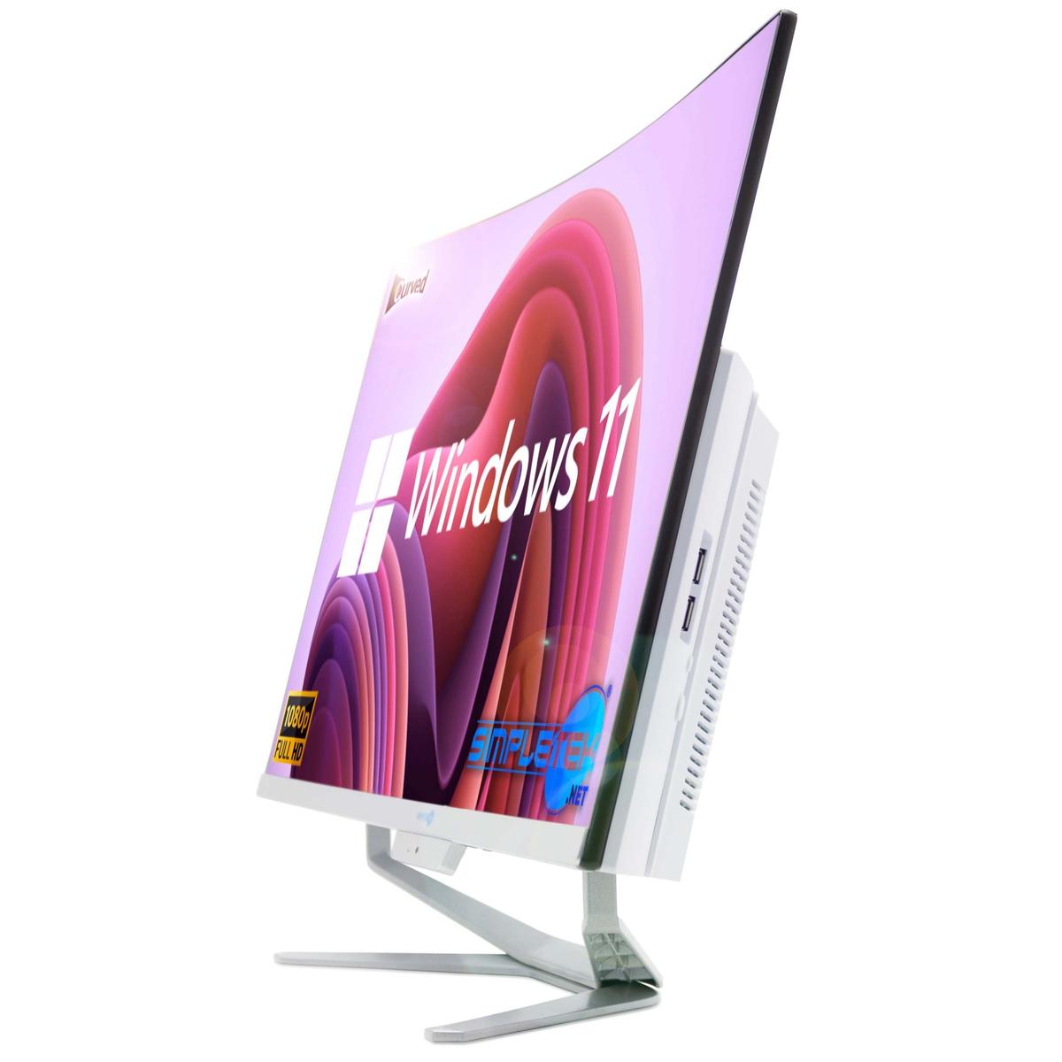 Aio Tout en Un i3 2.9GHz 27 " Courbe 16GB 480GB WIN11 Ordinateur Personnel PC - Photo 2/7