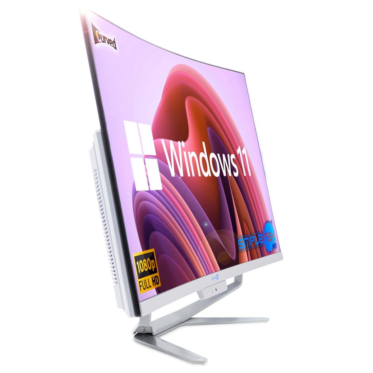 Aio Tout en Un i3 2.9GHz 27 " Courbe 4GB 240GB WIN11 Ordinateur Personnel PC - Photo 3/7