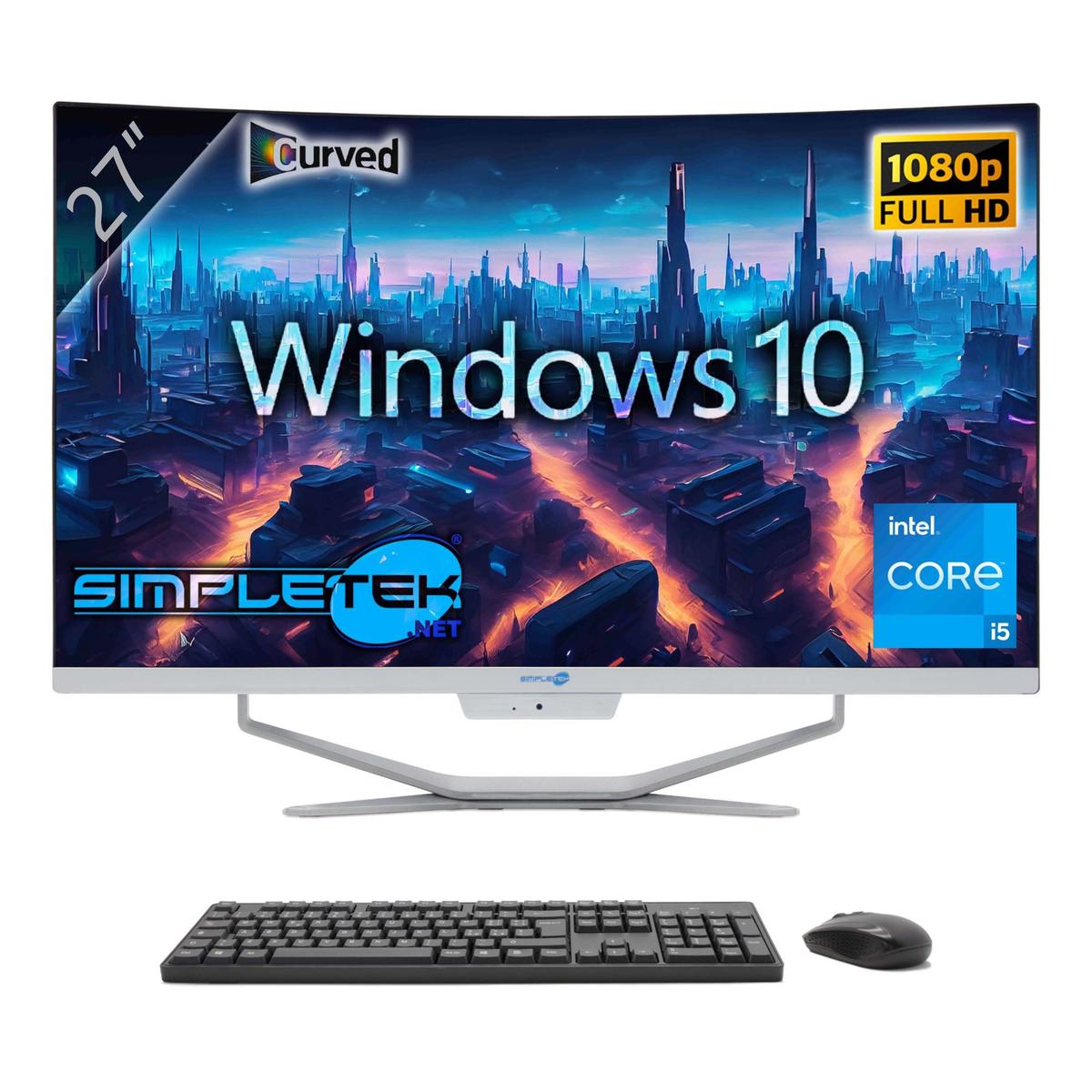 Aio All IN One i5 2.5GHz 27 " Gebogen 16GB 240GB WIN10 PC Computer - Bild 1 von 7