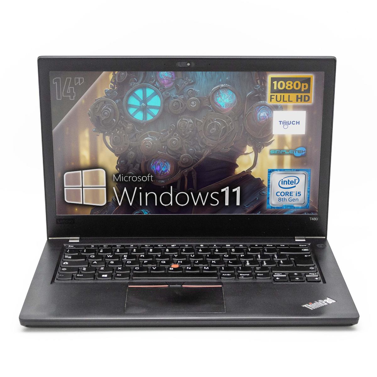 Lenovo T480 14 " Écran Tactile I5 8TH Gen 32GB 2TB Ordinateur Portable Windows