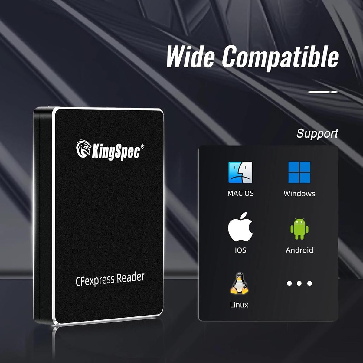 Cfexpress Type B Lecteur de Carte USB 3.1 Gen 2 Lecteur 10Gbps Adaptateur - Picture 7 of 7