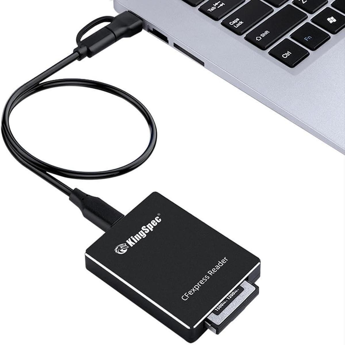 Cfexpress Type B Lecteur de Carte USB 3.1 Gen 2 Lecteur 10Gbps Adaptateur