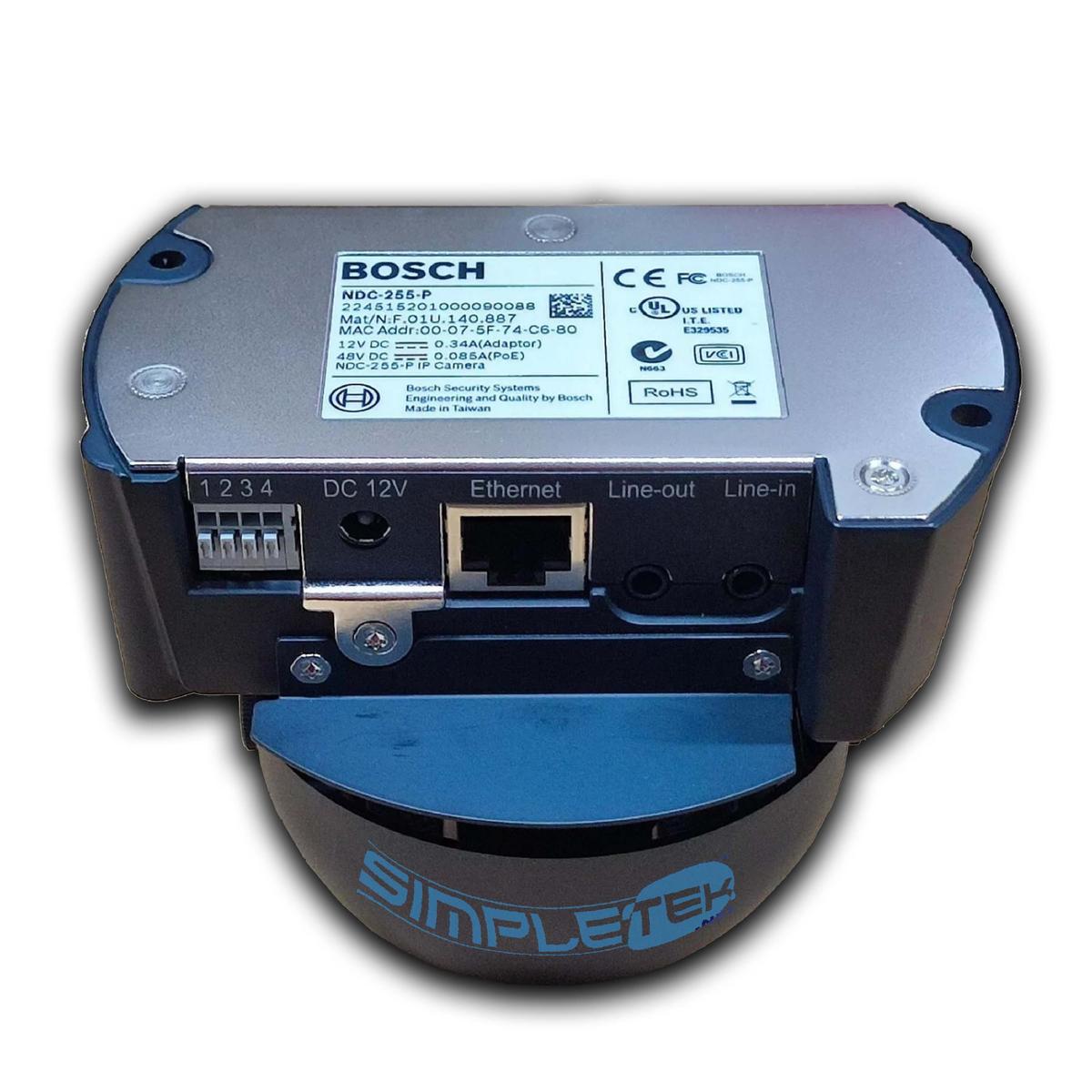 BOSCH NDC-255-P IP POE DOME CAMERA Indoor Camera LAN RJ-45 - Picture 3 of 3