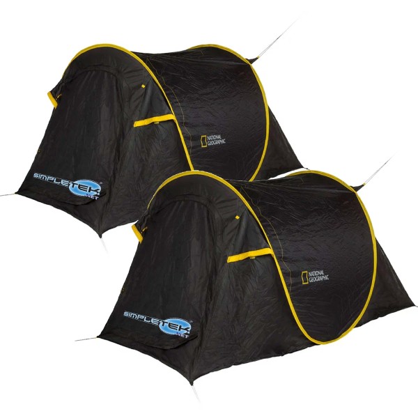 NATIONAL GEOGRAPHIC AL0081 TENDA DA CAMPEGGIO 2 PERSONE IGLOO POP-UP VELOCE