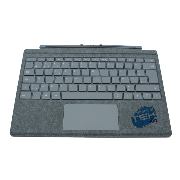 MICROSOFT TASTIERA ORIGINALE SURFACE PRO 3 4 5 6 7 LAYOUT AZERTY FRANCESE FR  | ICE BLUE