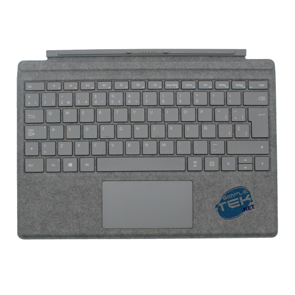 MICROSOFT TASTIERA ORIGINALE SURFACE PRO 3 4 5 6 7 LAYOUT QWERTY NORDICO NO SW| ROSSA