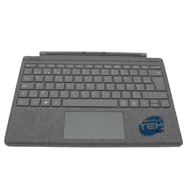 MICROSOFT TASTIERA ORIGINALE SURFACE PRO 3 4 5 6 7 LAYOUT QWERTZ TEDESCO DE | GRIGIO