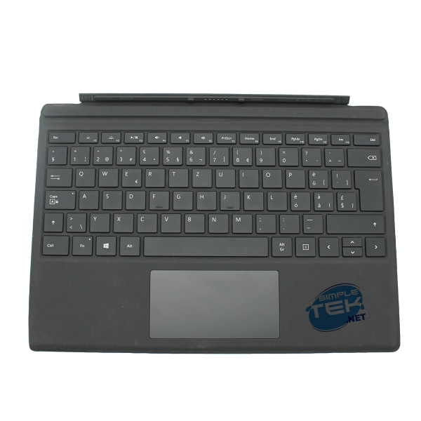 MICROSOFT TASTIERA ORIGINALE SURFACE PRO 3 4 5 6 7 LAYOUT SVIZZERTO QWERTZ SWI | NERA