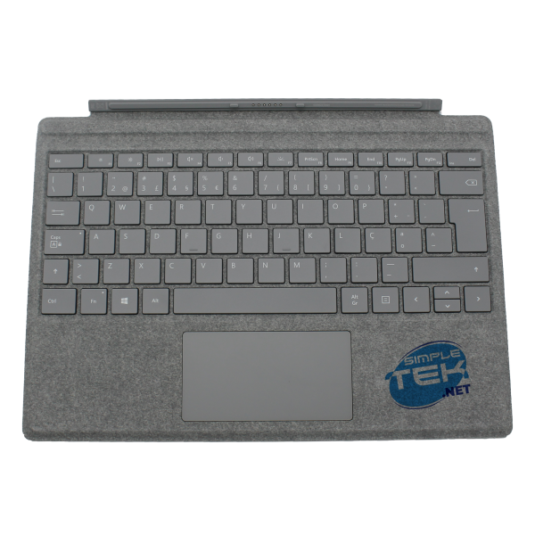 MICROSOFT TASTIERA ORIGINALE SURFACE PRO 3 4 5 6 7 LAYOUT QWERTY PORTOGHESE PT| GRIGIO