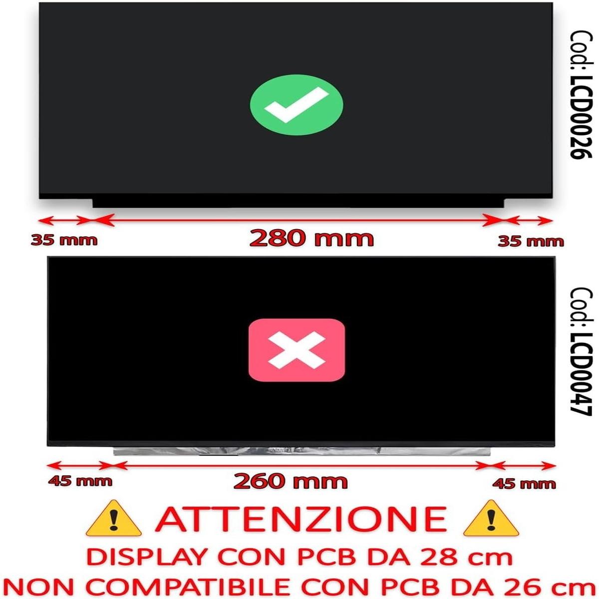 Display 15,6" 30 Pin B156htn06.1 Hw3a B156htn06.1 Hw7a B156htn06.1 _ - Imagen 2 de 6