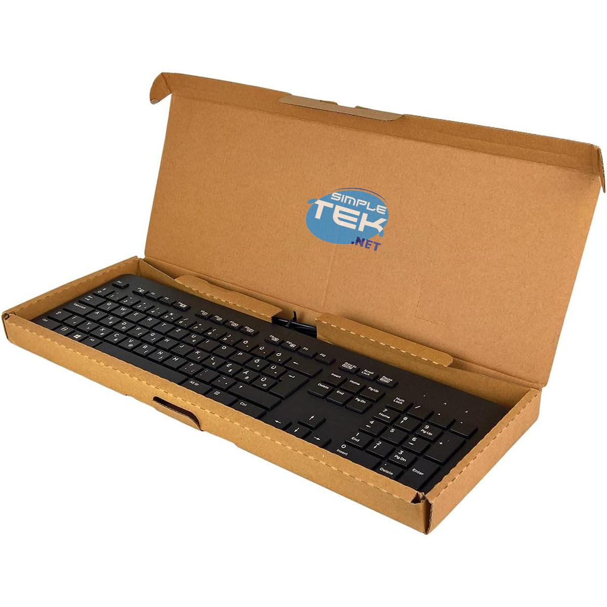 HP WIRELESS SLIM KEYBOARD TASTIERA LAYOUT US USB DONGLE NON PRESENTE 803183-001 - Foto 2 di 3