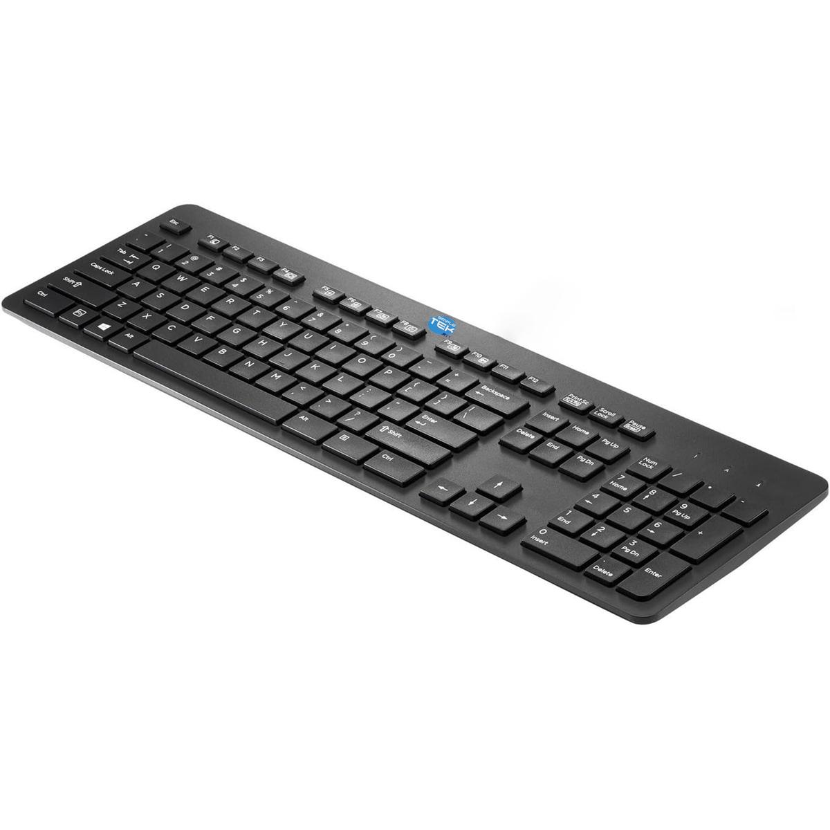 HP WIRELESS SLIM KEYBOARD TASTIERA LAYOUT US USB DONGLE NON PRESENTE 803183-001 - Foto 1 di 3
