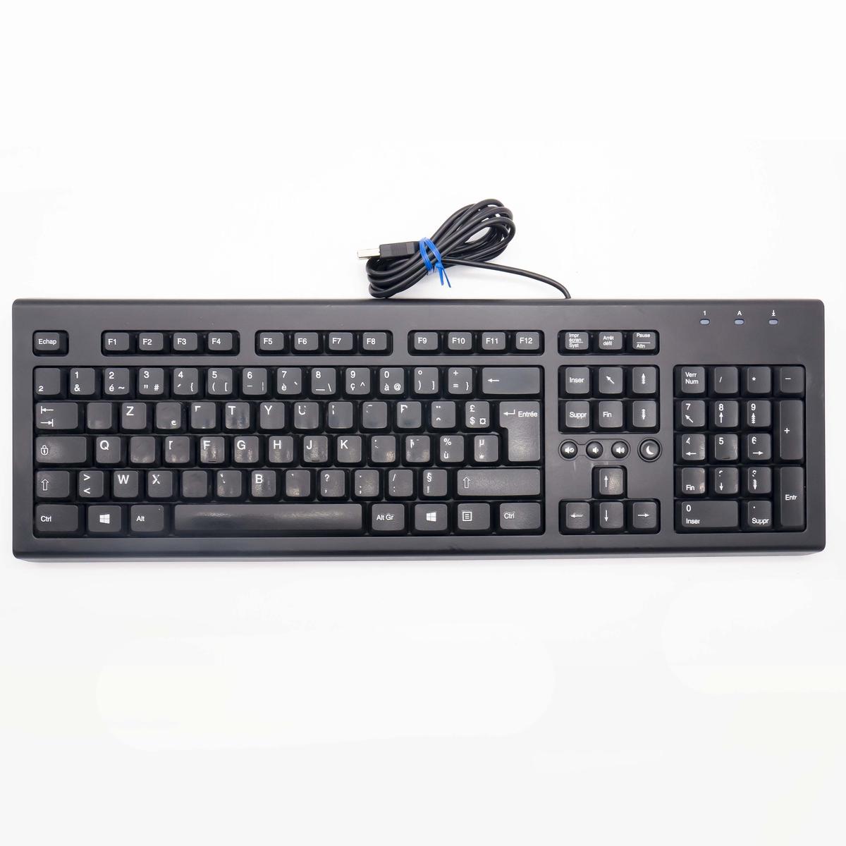 HP 697737-051 PR1101U Azerty Layour France French Fr Keyboard With Cable USB