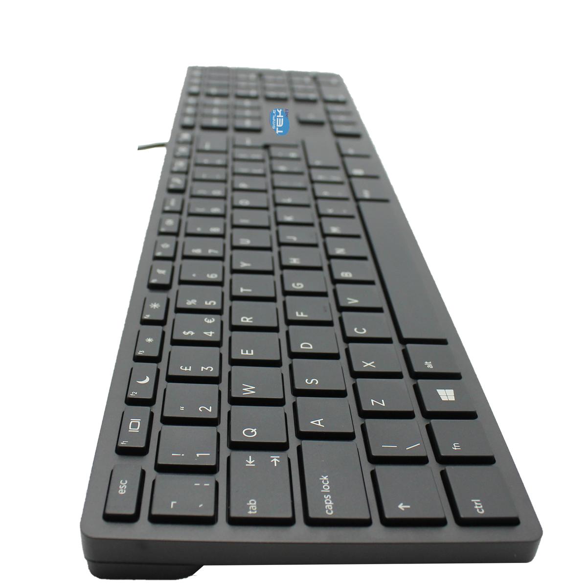 HP Halley USB Keyboard Layout QWERTY English UK L96909-031 Wired Keyboard - Picture 2 of 3