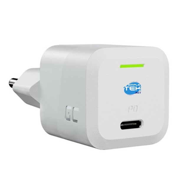 CARICATORE GAN USB-C 33W QUICK CHARGE 3.0 COMPATIBILE CON IPHONE IPAD SAMSUNG