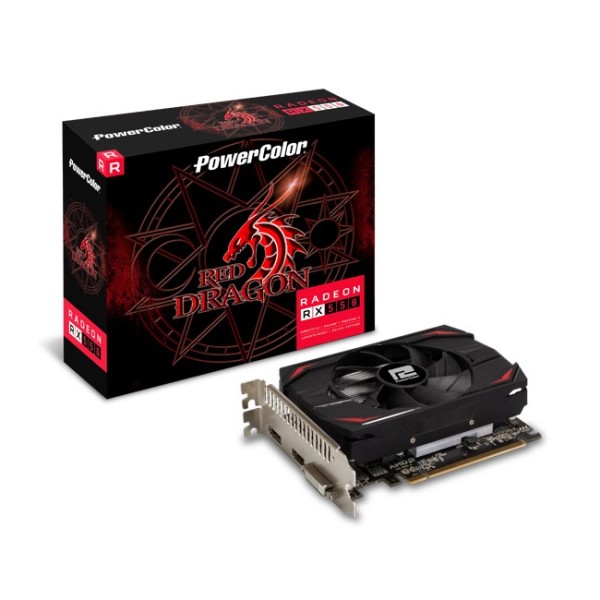 SCHEDA GRAFICA AMD RADEON RED DRAGON RX 550 4GB GDDR5 AXRX 550 4GBD5-DH