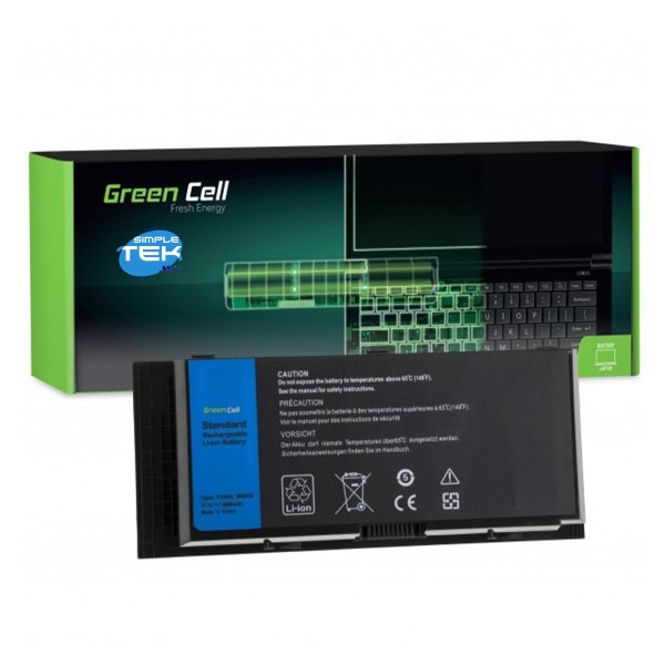 BATTERIA GREEN CELL DE74 6600MAH COMPATIBILE CON DELL M4600 M4700 M6600 M6700