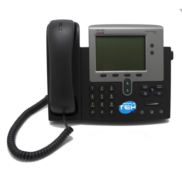 CISCO 7942 IP PHONE TELEFONO POE CP-7942G AZIENDALE UFFICIO A CORNETTA VOIP