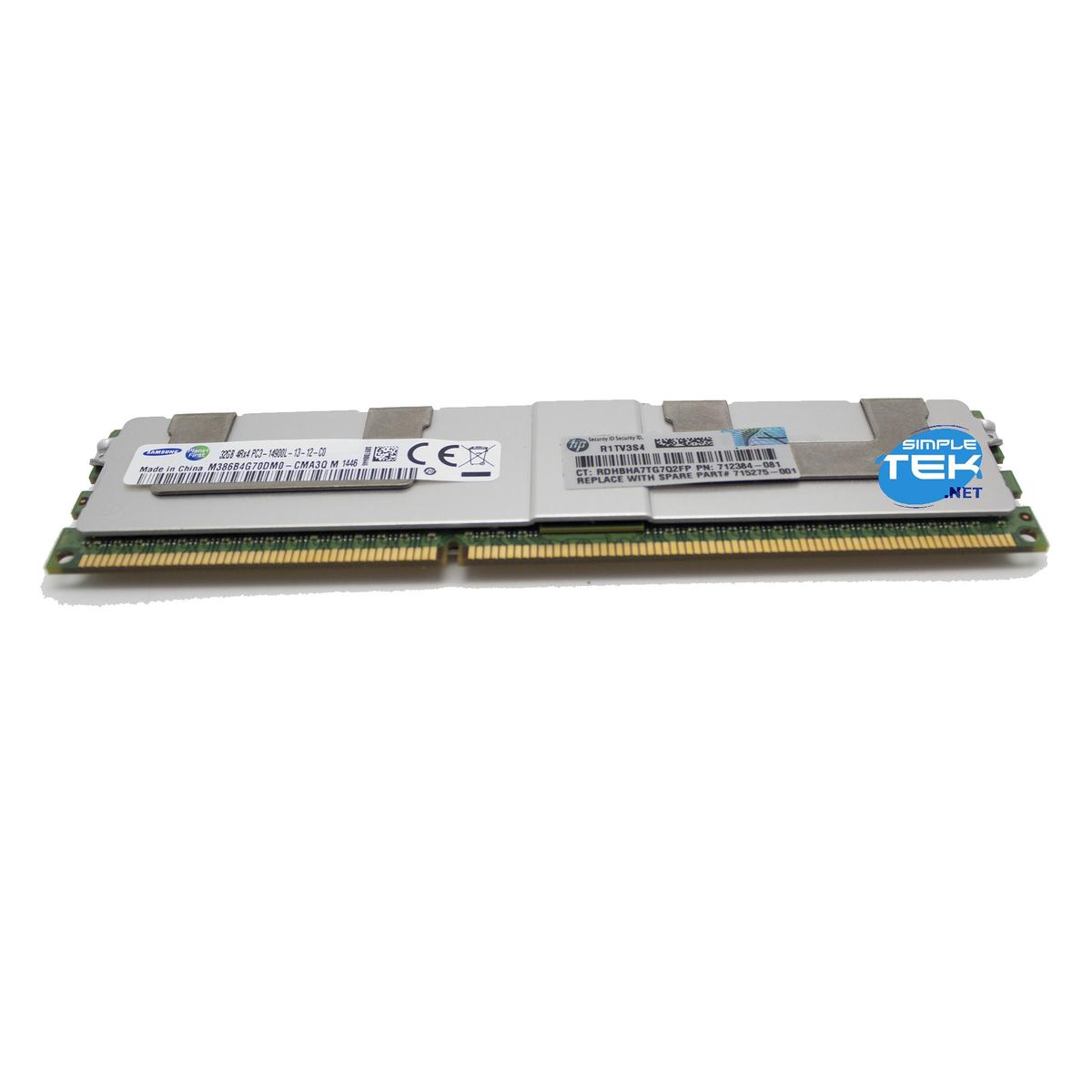 Samsung M386B4G70DM0-CMA3 32GB DDR3 Dimm ECC PC3-14900L Module RAM - Picture 4 of 5