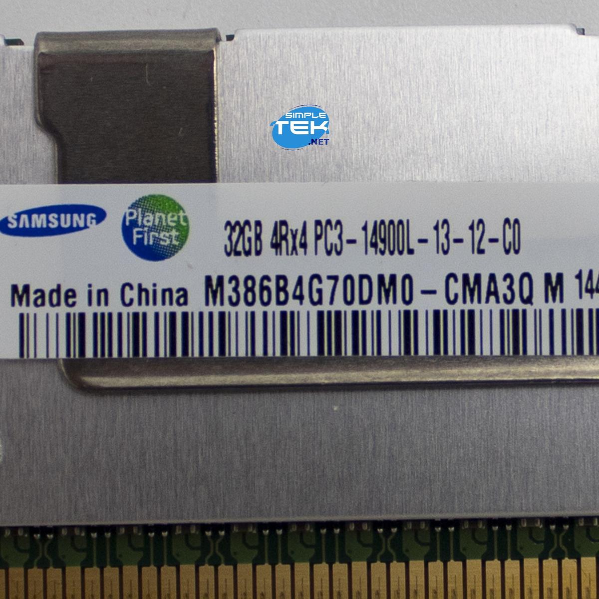 Samsung M386B4G70DM0-CMA3 32GB DDR3 Dimm ECC PC3-14900L Module RAM - Picture 5 of 5