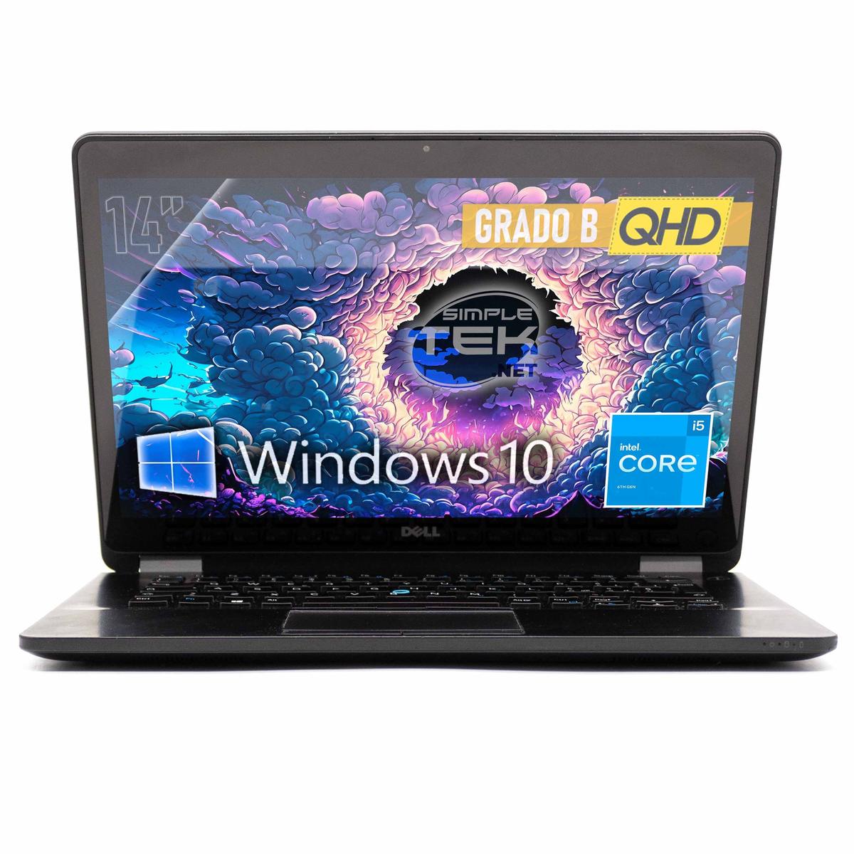 Dell E7470 i5 14 " 2K Touch 4GB 480GB Windows 10 Ordinateur Portable Layout Ita