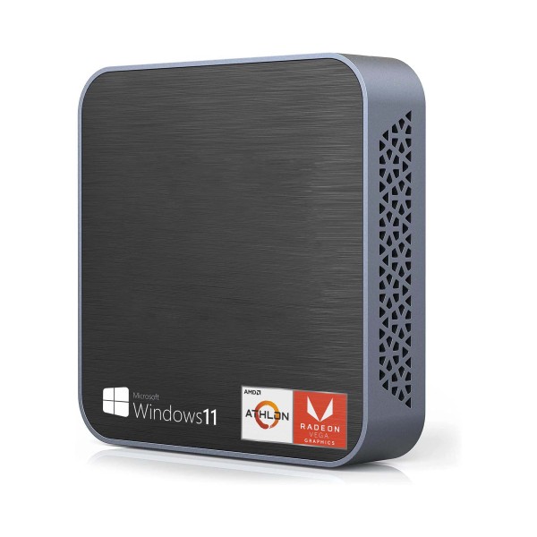 MINI PC AMD 2.40GHZ COMPUTER FISSO TV BOX WINDOWS 10 PRO WIFI + BT HDMI VESA M.2