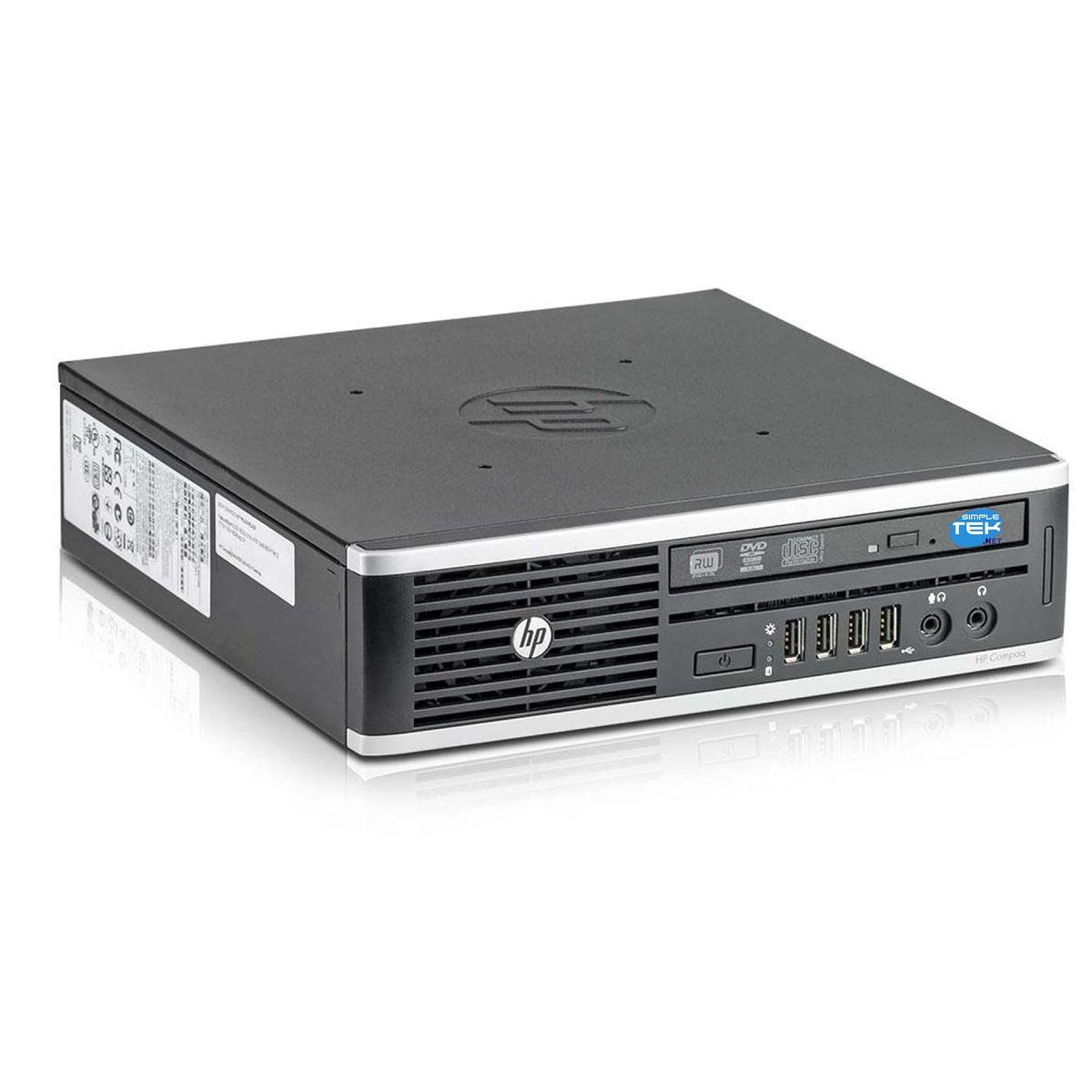 HP 8300 Usdt Mini PC 4GB 120GB Windows 7 Pro Desktop-Computer Tiny Usff Dvd-Rw
