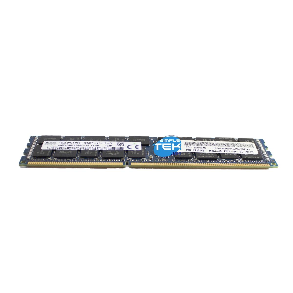 SK hynix DDR3 ECC 16GB RAM DDR3 HMT42GR7AFR4C-PB 2Rx4 PC3-12800R IBM - Picture 3 of 4