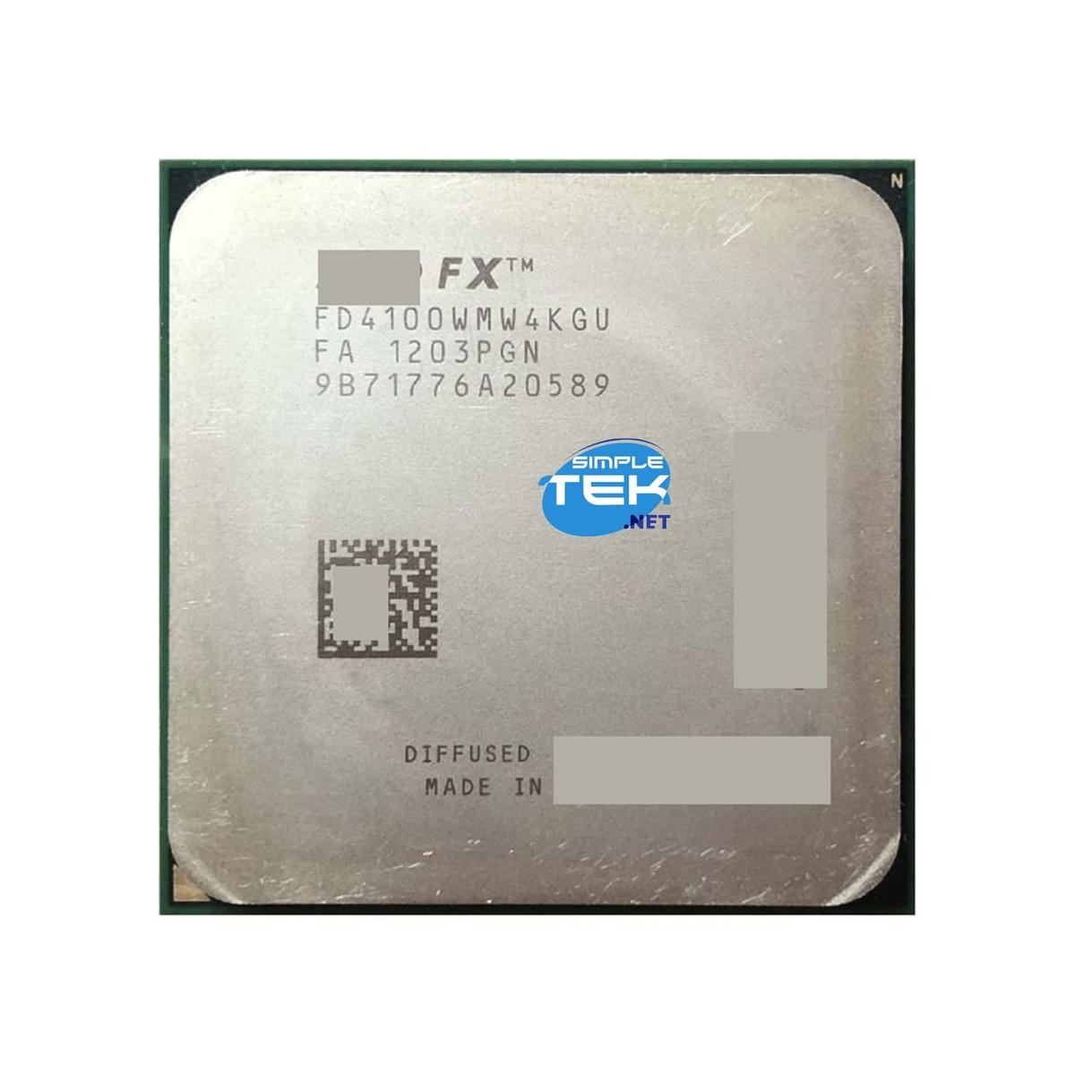 Processor AMD FX-4100 FD4100WMW4KGU Socket AM3 +3,60GHZ CPU Tray - Picture 1 of 4