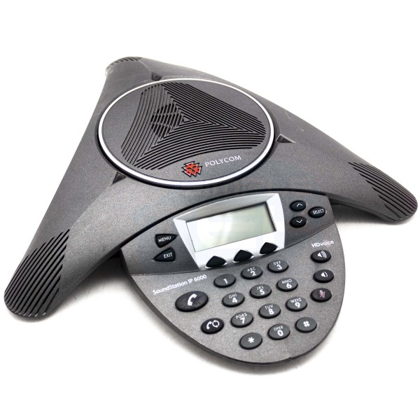 POLYCOM SOUNDSTATION IP6000 CONFERENZA TASTIERINO VOIP IP PHONE POE TELEFONO