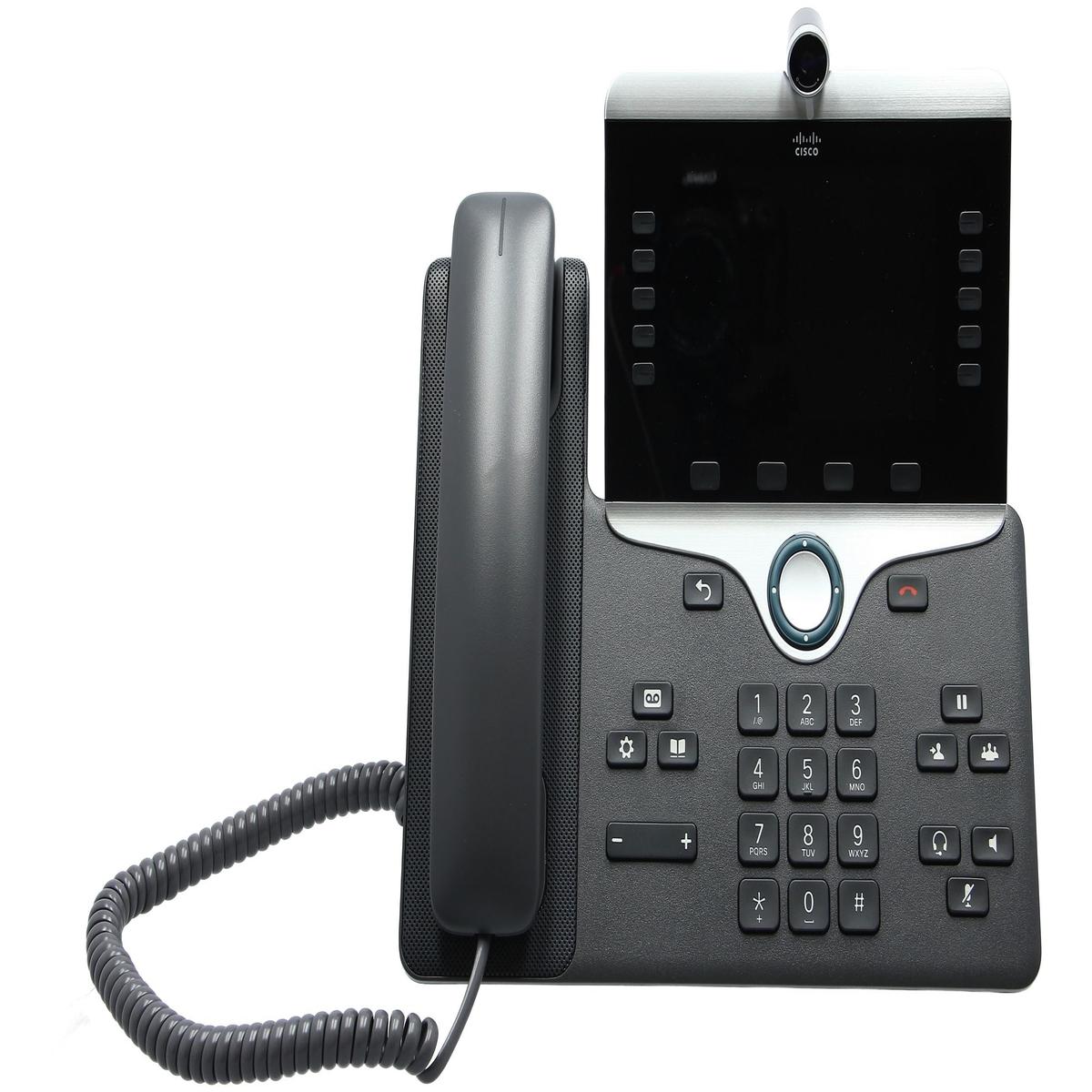 Cisco 8865 Téléphone Fixe Voip Poe Wifi Bluetooth Couleur IP Kit CCTV Caméra