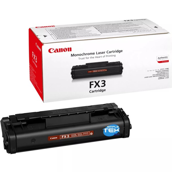 CANON FX3 1557A003 CARTUCCIA TONER ORIGINALE  L200 L220 L240 L250 L260 L280