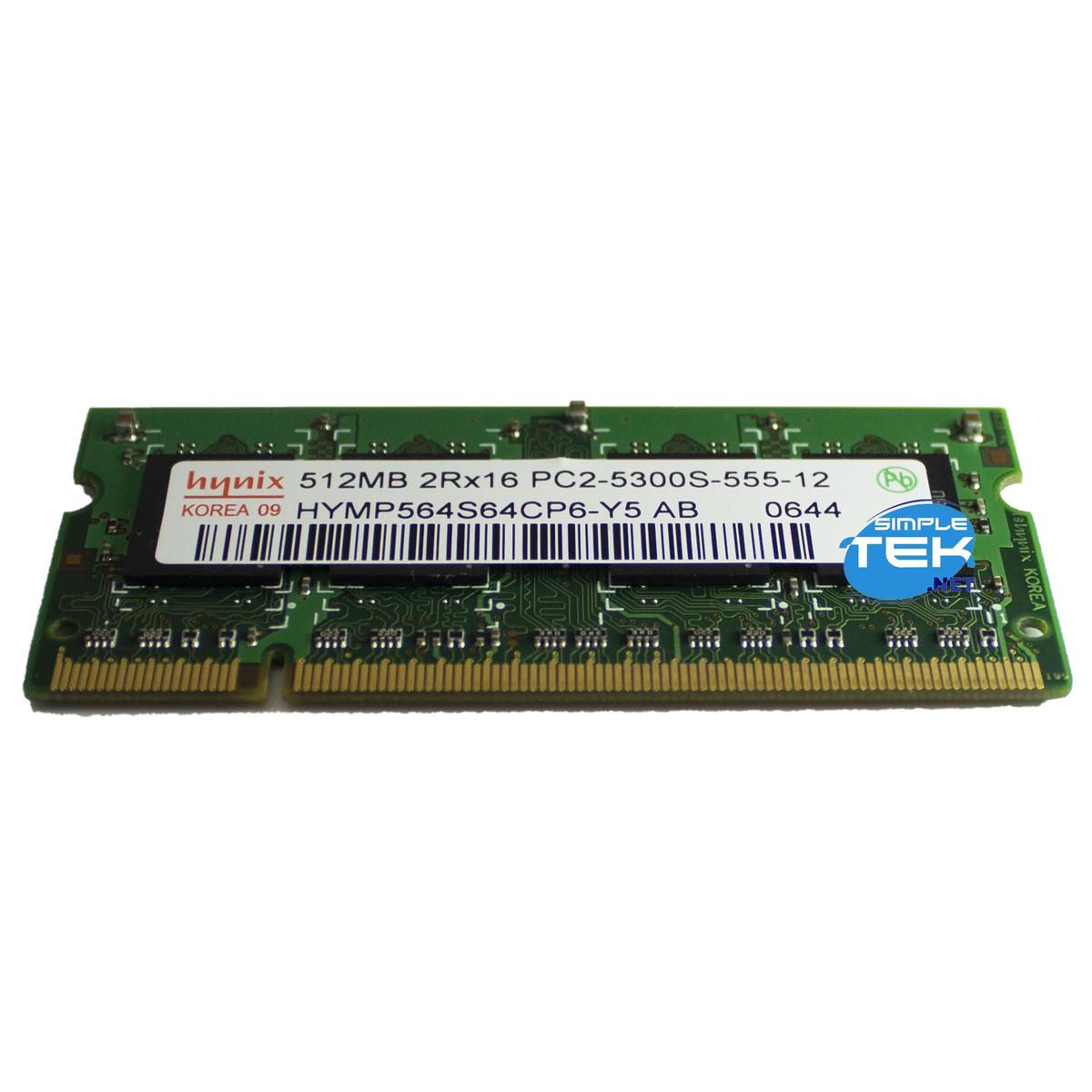 Hynix DDR2 512MB 667MHZ Sodimm Module Table RAM PC2-5300S) Notebook PC - Picture 3 of 4