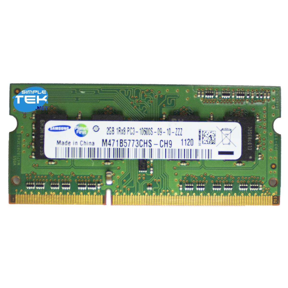 SAMSUNG DDR3 1.5V 2GB 1333MHZ SODIMM Memory Module RAM Notebook PC