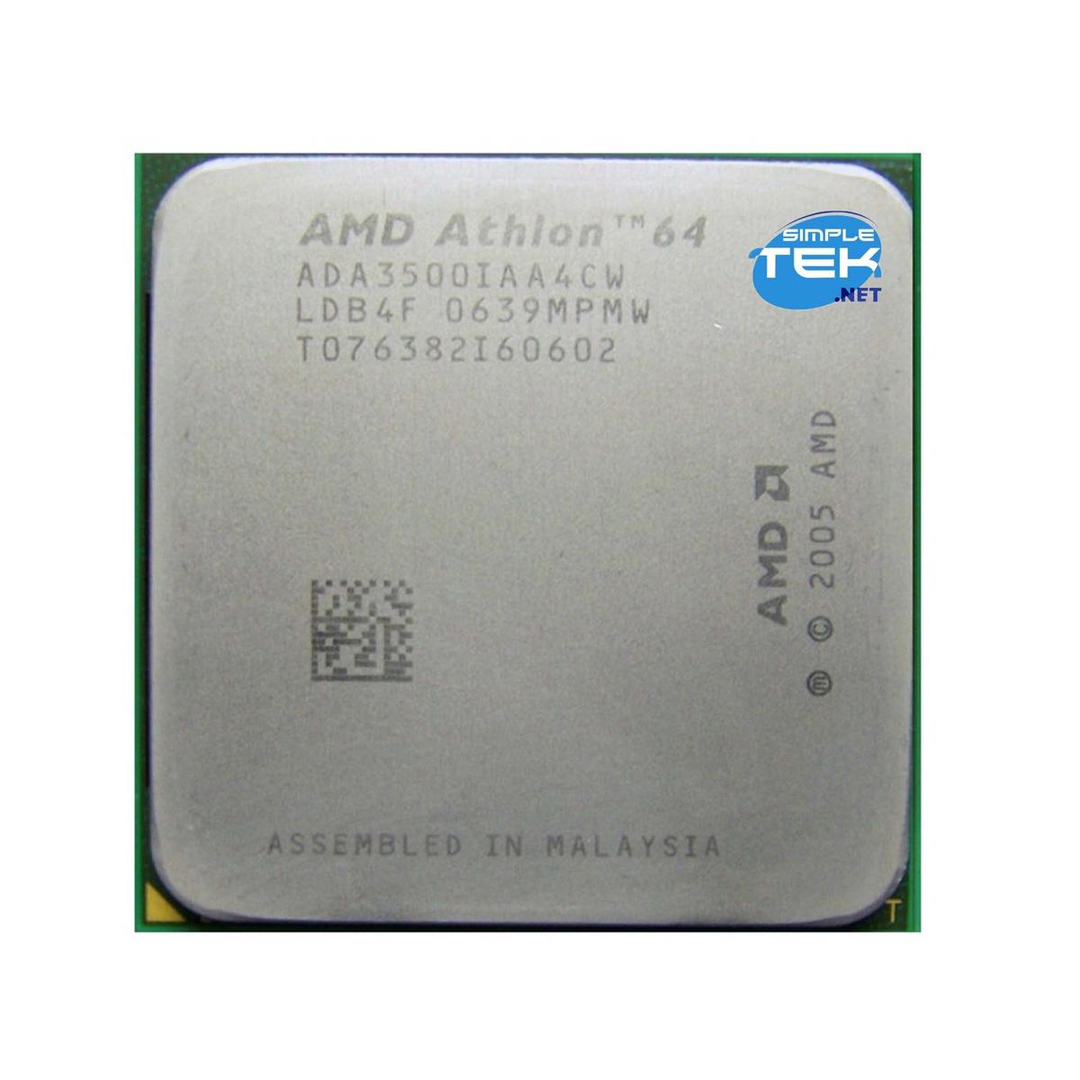Processor AMD AM2 Athlon 64 3500 + 2.2GHZ ADA3500IAA4CW Desktop Computer Single - Picture 1 of 4