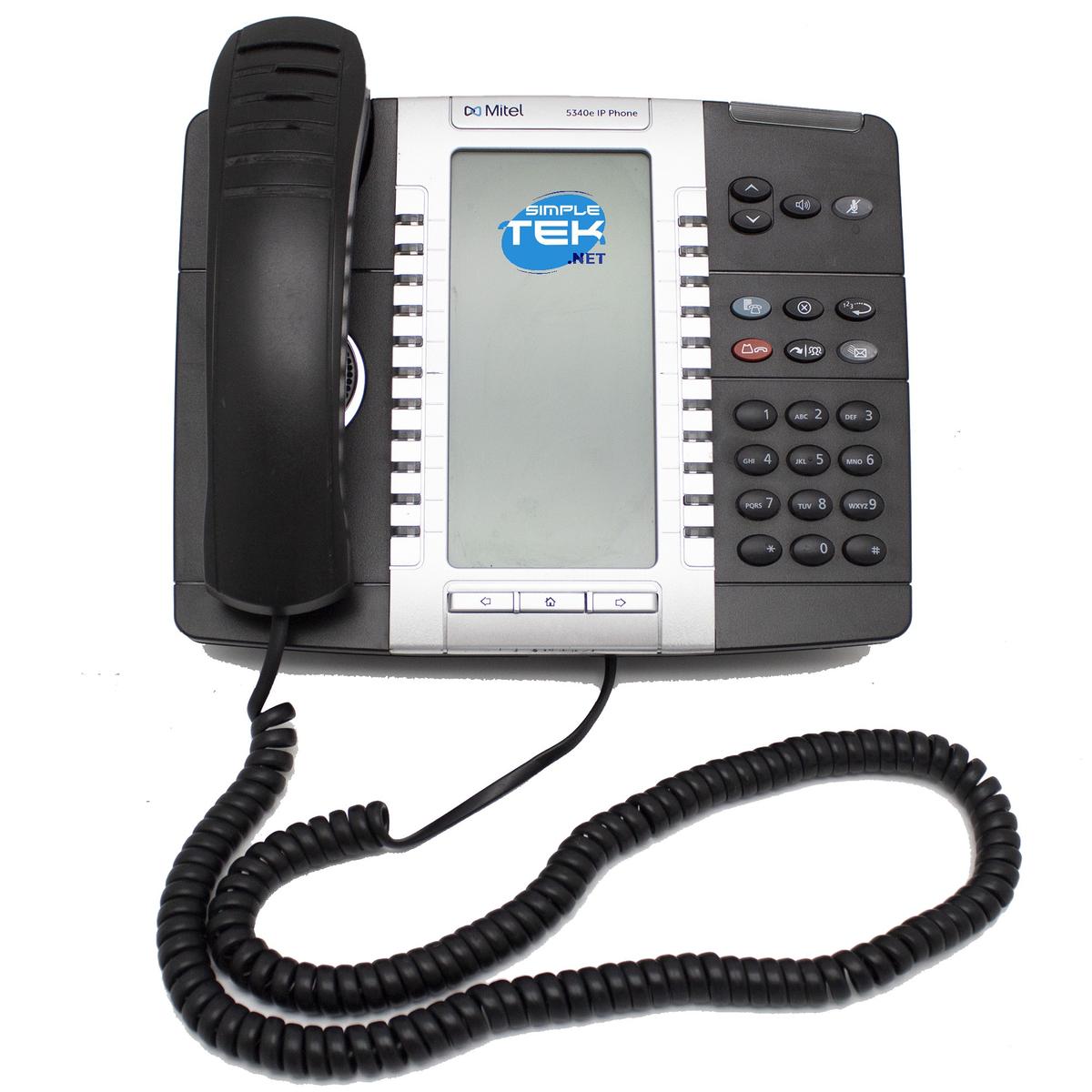 Mitel 5340e IP Phone Cornet Téléphone Fixe Avec Large Affichage De L'Entreprise