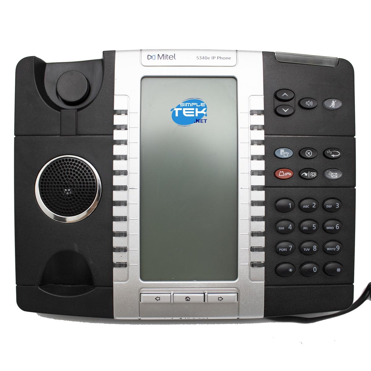 Mitel 5340e IP Phone Cornet Téléphone Fixe Avec Large Affichage De L'Entreprise - Picture 2 of 6